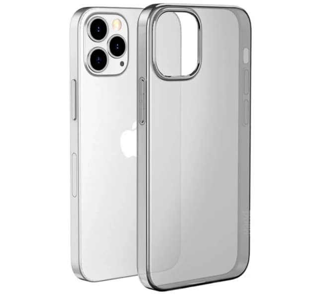 Чехол Hoco для iPhone 14 Pro Transparent Dark, Прозрачный тёмный