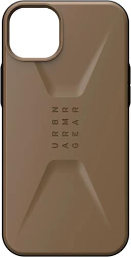 Чехол UAG Civilian для iPhone 14 Dark Earth, Brown — фото 1