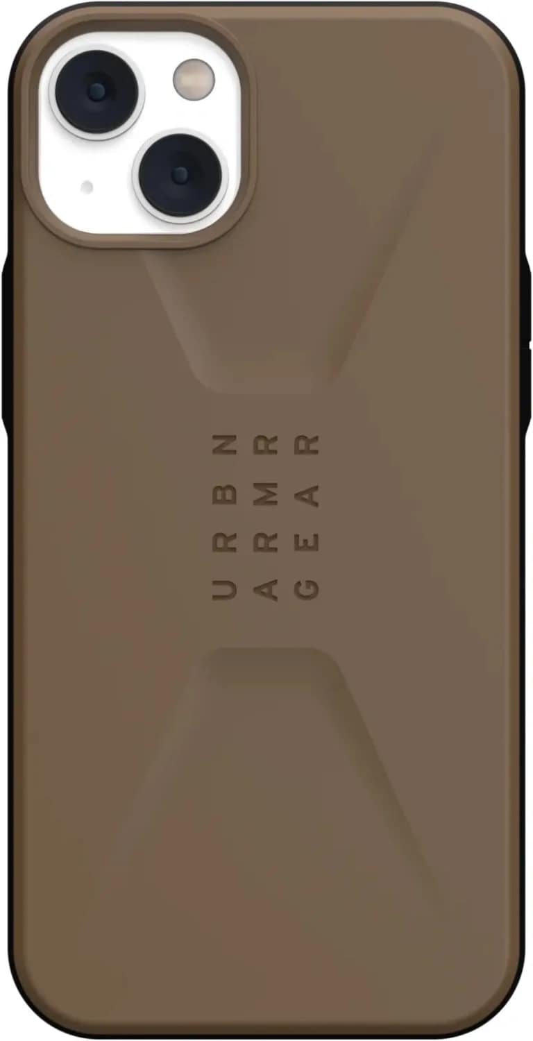 Чехол UAG Civilian для iPhone 14 Dark Earth, Brown — фото 3