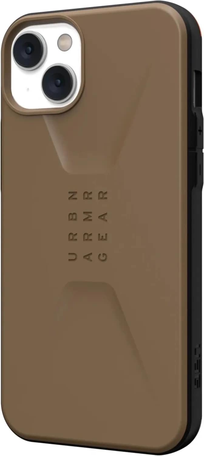 Чехол UAG Civilian для iPhone 14 Dark Earth, Brown — фото 4