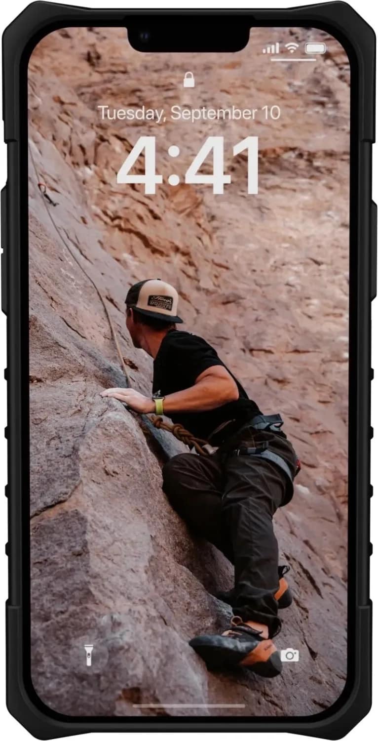 Чехол UAG Pathfinder SE для iPhone 14 Black Midnight Camo, ARMY Тёмно-серые — фото 6