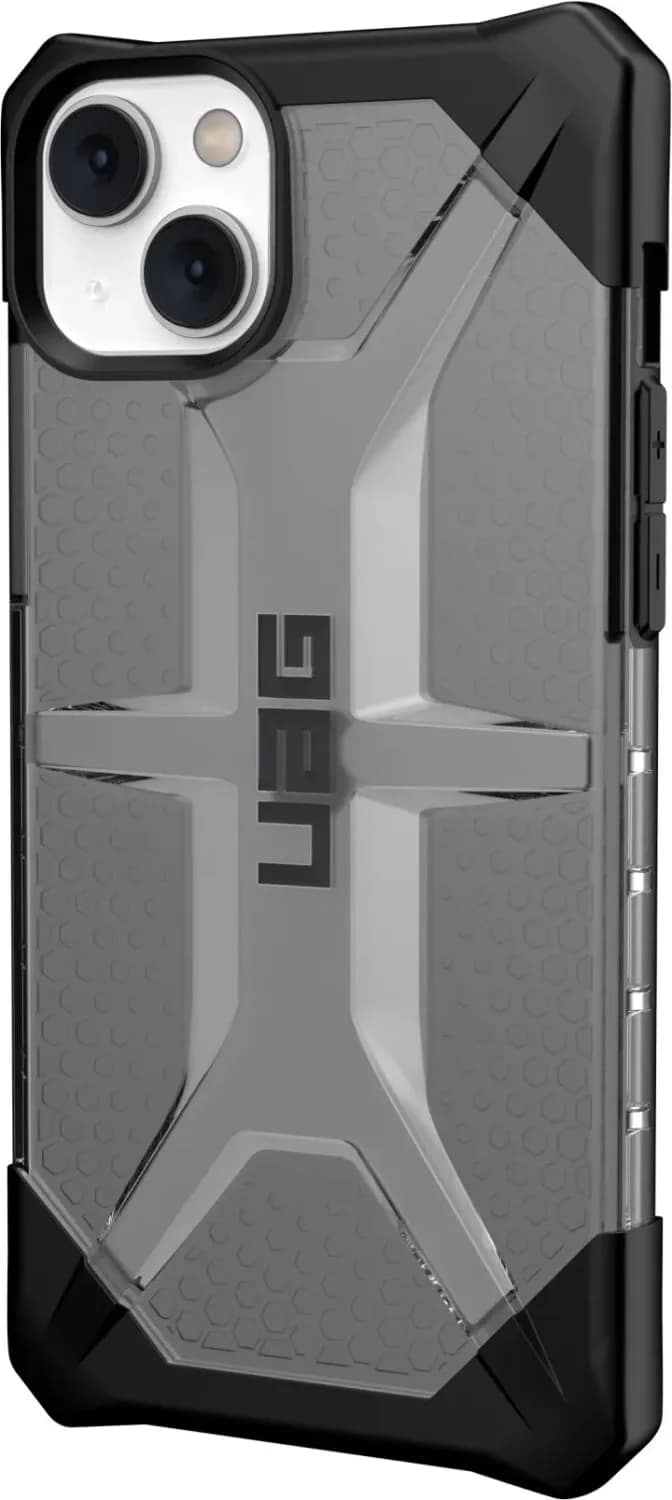 Чехол UAG Plasma для iPhone 14 Ash, Прозрачный тёмный — фото 4