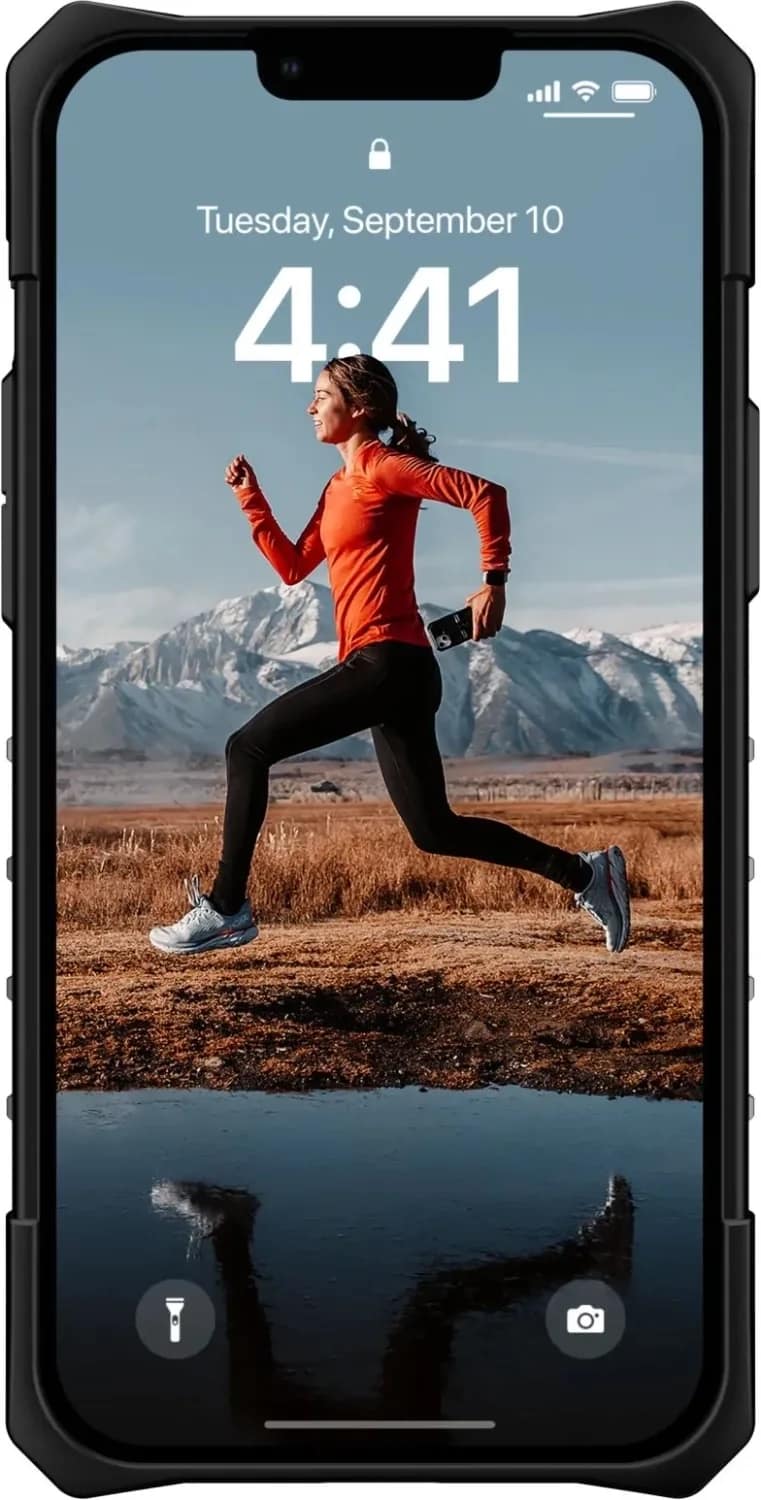 Чехол UAG Plasma для iPhone 14 Ash, Прозрачный тёмный — фото 6