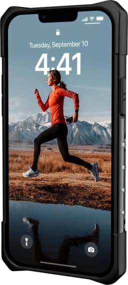 Чехол UAG Plasma для iPhone 14 Ash, Прозрачный тёмный — фото 7
