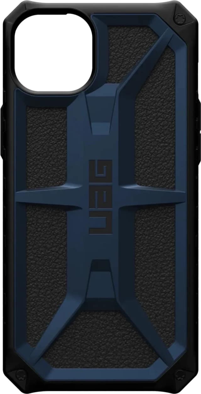 Чехол UAG Monarch для iPhone 14 Mallard, Black-Blue