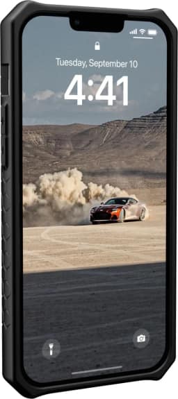 Чехол UAG Monarch для iPhone 14 Mallard, Black-Blue — фото 8