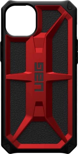 Чехол UAG Monarch для iPhone 14 Crimson, Black-Red