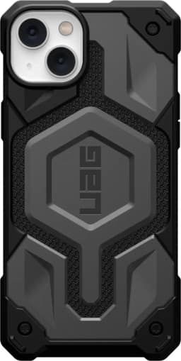 Чехол UAG Monarch Pro Kevlar For MagSafe для iPhone 14 Kevlar, Silver — фото 3