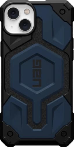 Чехол UAG Monarch Pro For MagSafe для iPhone 14 Mallard, Black-Blue — фото 3