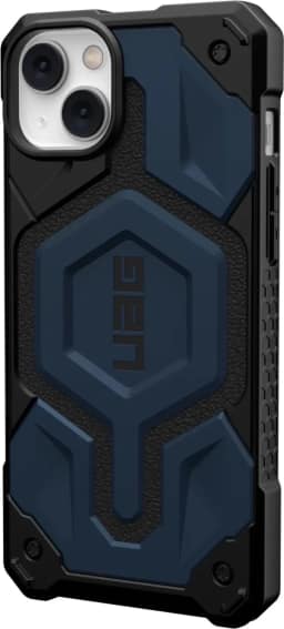 Чехол UAG Monarch Pro For MagSafe для iPhone 14 Mallard, Black-Blue — фото 4