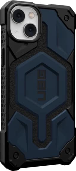 Чехол UAG Monarch Pro For MagSafe для iPhone 14 Mallard, Black-Blue — фото 5