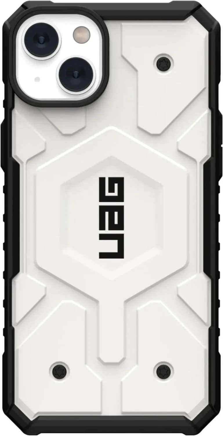 Чехол UAG Pathfinder For MagSafe для iPhone 14, White — фото 3