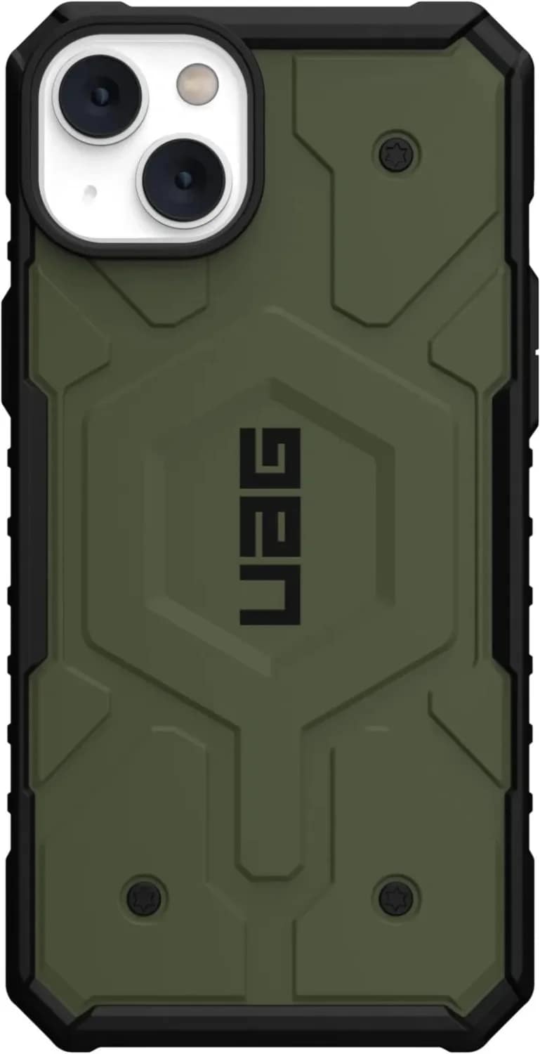 Чехол UAG Pathfinder For MagSafe для iPhone 14, Olive — фото 2