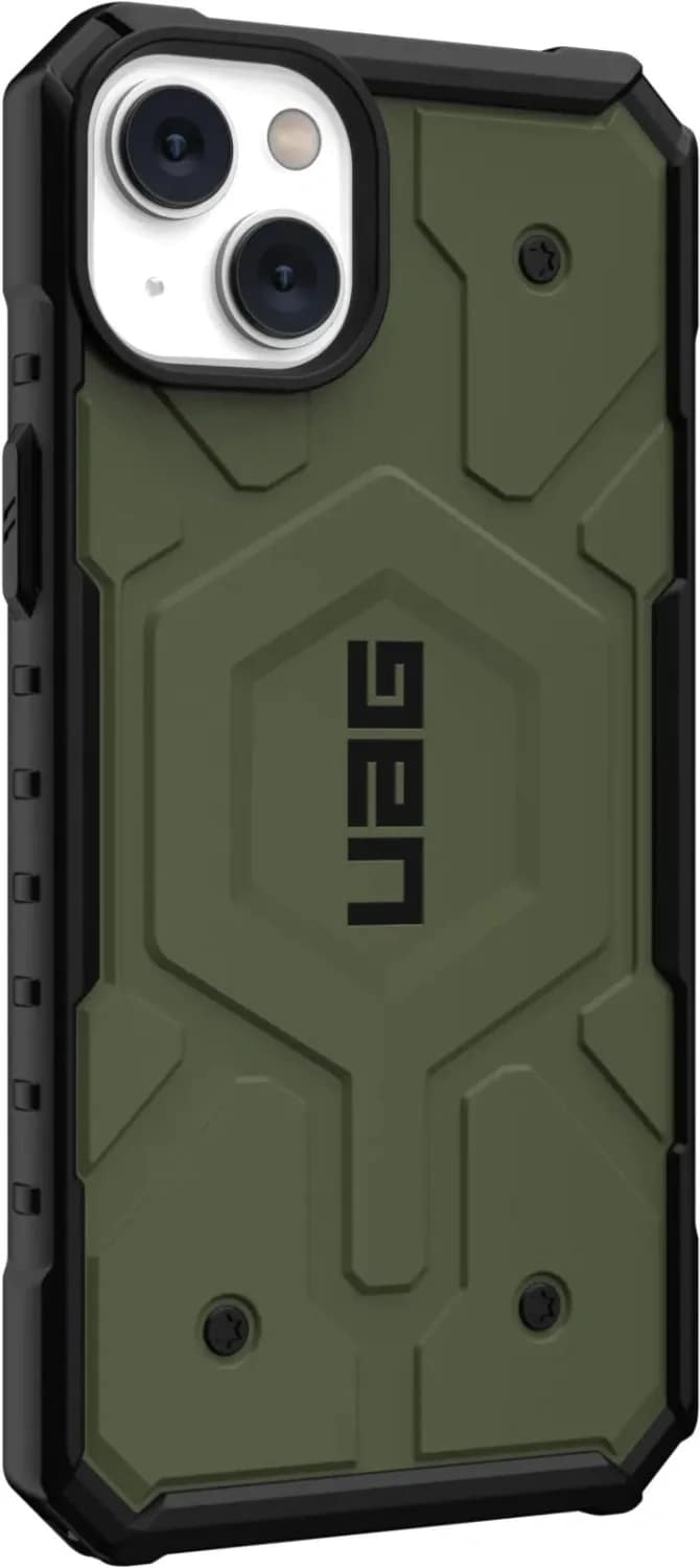 Чехол UAG Pathfinder For MagSafe для iPhone 14, Olive — фото 4
