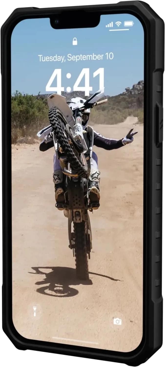 Чехол UAG Pathfinder For MagSafe для iPhone 14, Olive — фото 6