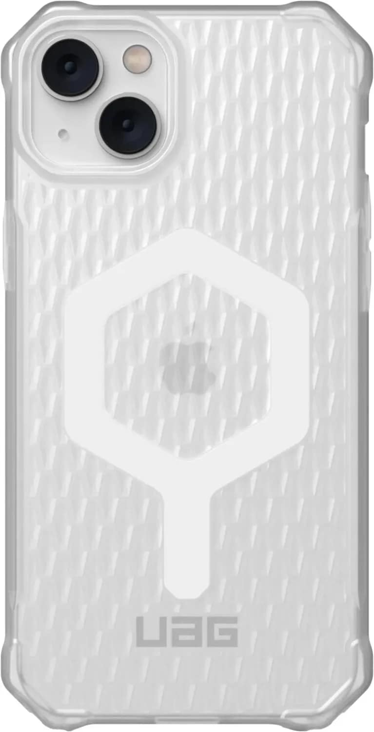 Чехол UAG Essential Armor For MagSafe для iPhone 14 Frosted Ice, Прозрачный — фото 3