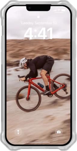 Чехол UAG Essential Armor For MagSafe для iPhone 14 Frosted Ice, Прозрачный — фото 6
