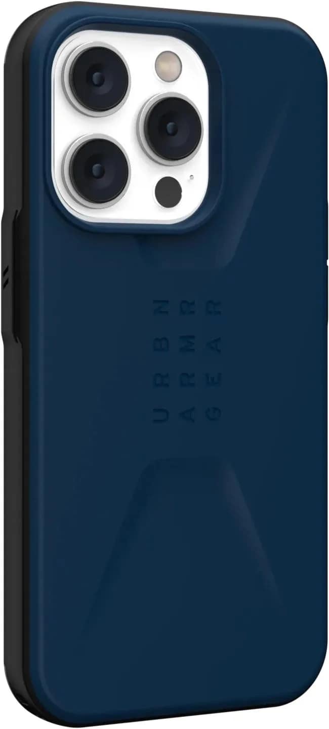 Чехол UAG Civilian для iPhone 14 Pro Mallard, Midnight Blue — фото 4