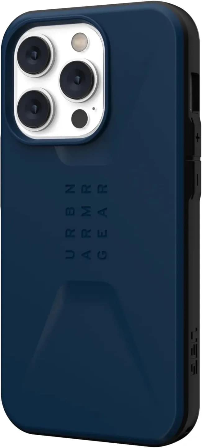 Чехол UAG Civilian для iPhone 14 Pro Mallard, Midnight Blue — фото 5