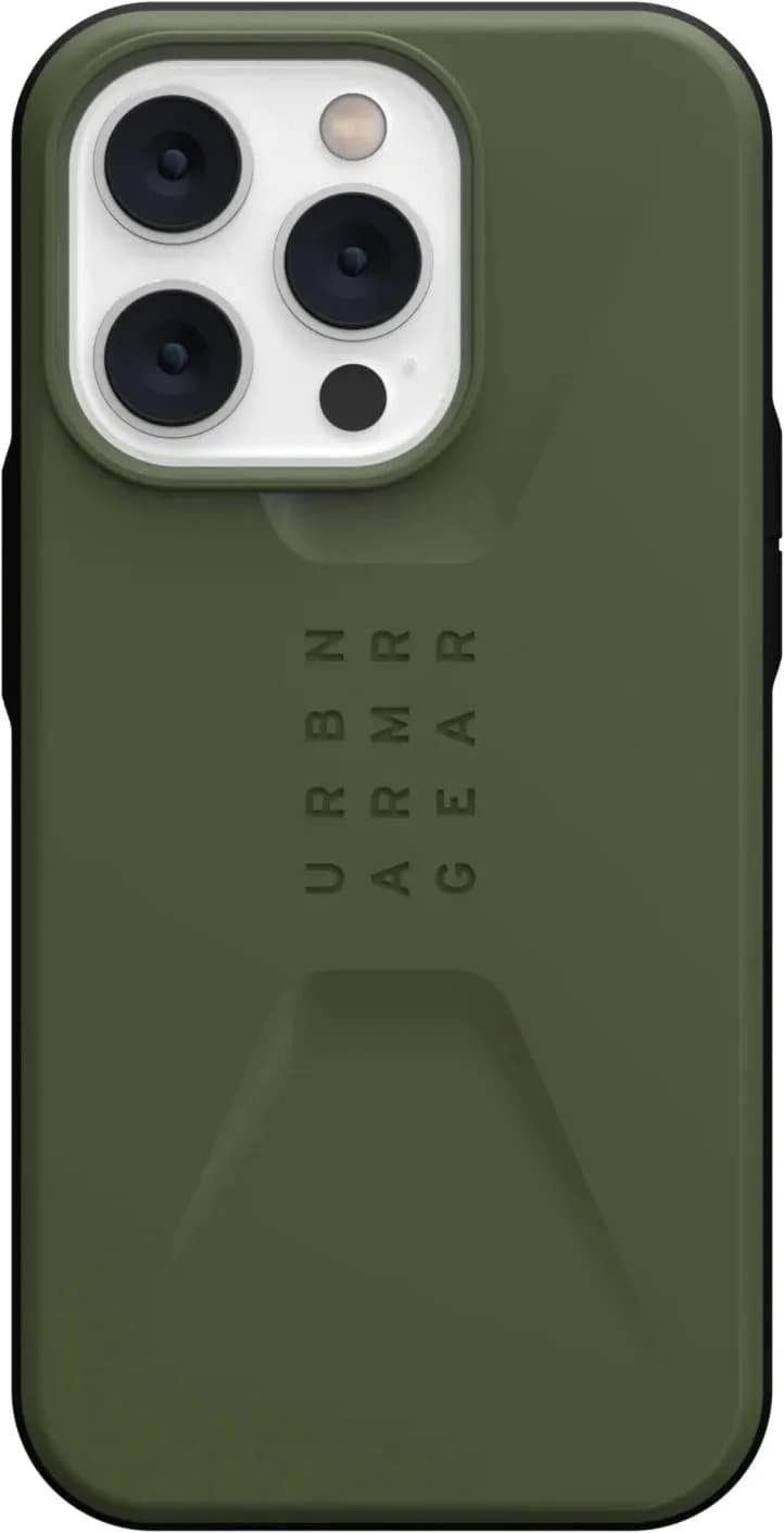 Чехол UAG Civilian для iPhone 14 Pro, Olive — фото 3