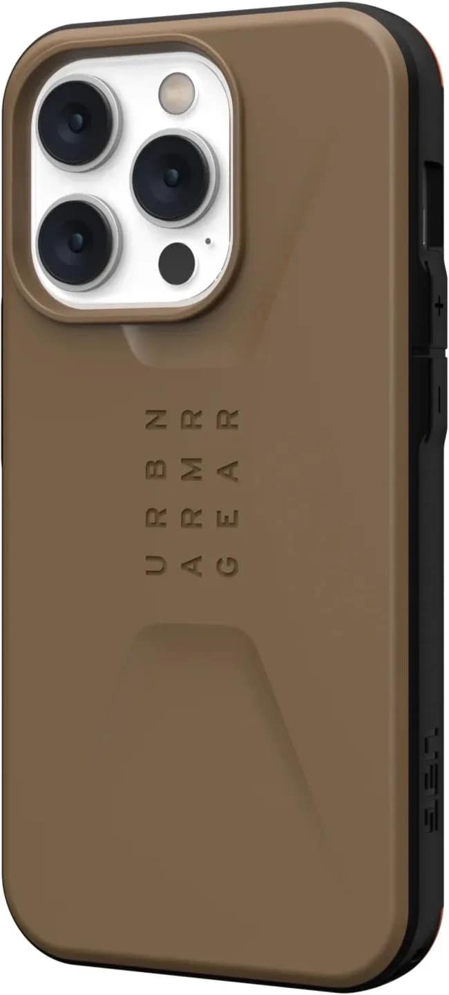 Чехол UAG Civilian для iPhone 14 Pro Dark Earth, Brown — фото 7
