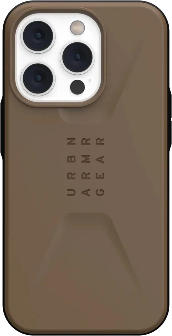 Чехол UAG Civilian для iPhone 14 Pro Dark Earth, Brown — фото 8