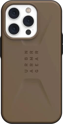 Чехол UAG Civilian для iPhone 14 Pro Dark Earth, Brown — фото 8
