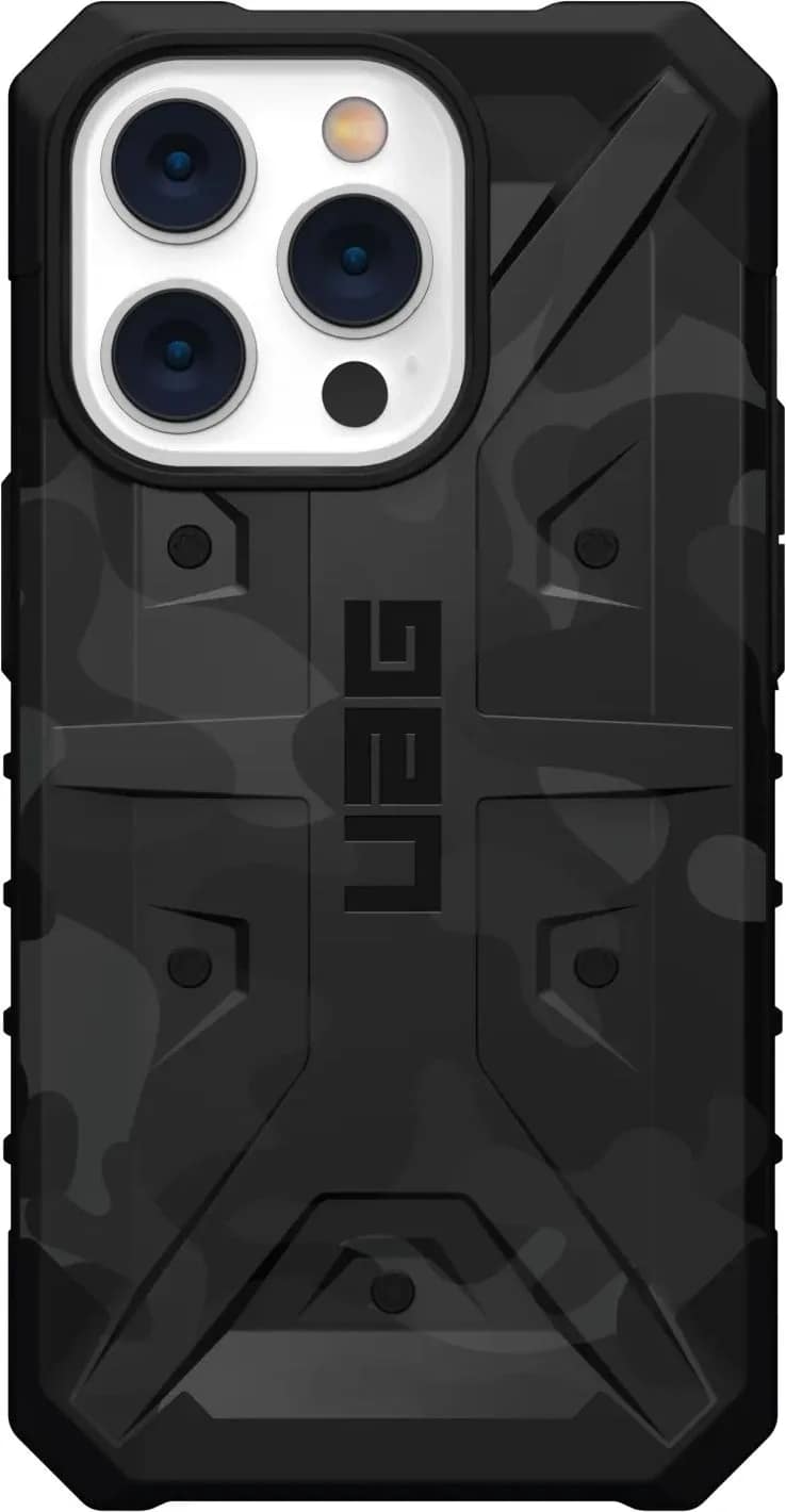 Чехол UAG Pathfinder SE для iPhone 14 Pro Black Midnight Camo, ARMY Тёмно-серые — фото 3