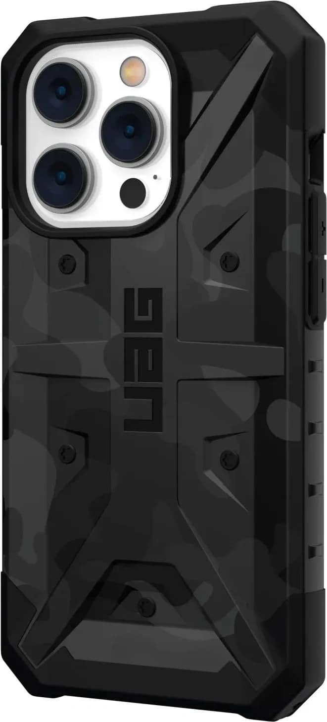 Чехол UAG Pathfinder SE для iPhone 14 Pro Black Midnight Camo, ARMY Тёмно-серые — фото 4