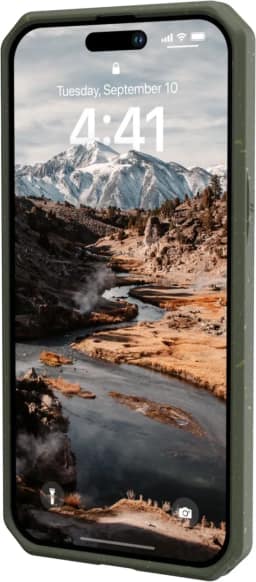 Чехол UAG Biodegradable Outback для iPhone 14 Pro, Olive — фото 4