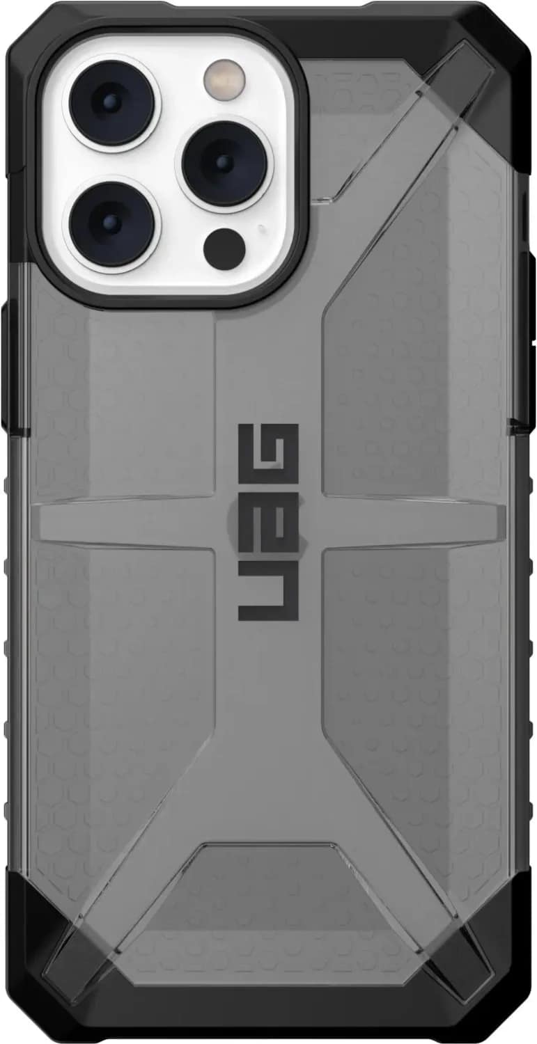 Чехол UAG Plasma для iPhone 14 Pro Ash, Прозрачный тёмный — фото 3