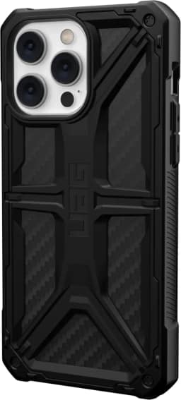Чехол UAG Monarch для iPhone 14 Pro Carbon Fiber, Black — фото 6