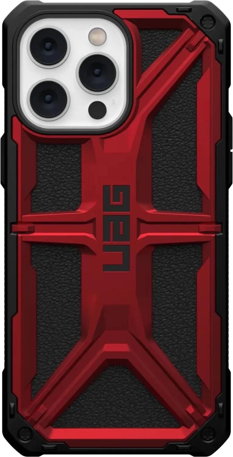 Чехол UAG Monarch для iPhone 14 Pro Crimson, Black-Red — фото 3