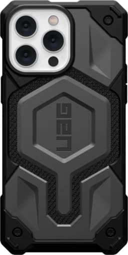 Чехол UAG Monarch Pro Kevlar For MagSafe для iPhone 14 Pro Kevlar, Silver — фото 3