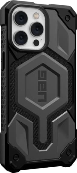 Чехол UAG Monarch Pro Kevlar For MagSafe для iPhone 14 Pro Kevlar, Silver — фото 5