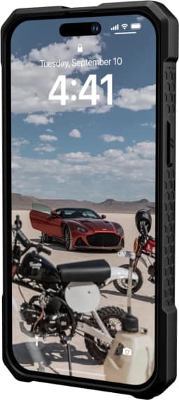 Чехол UAG Monarch Pro Kevlar For MagSafe для iPhone 14 Pro Kevlar, Silver — фото 7