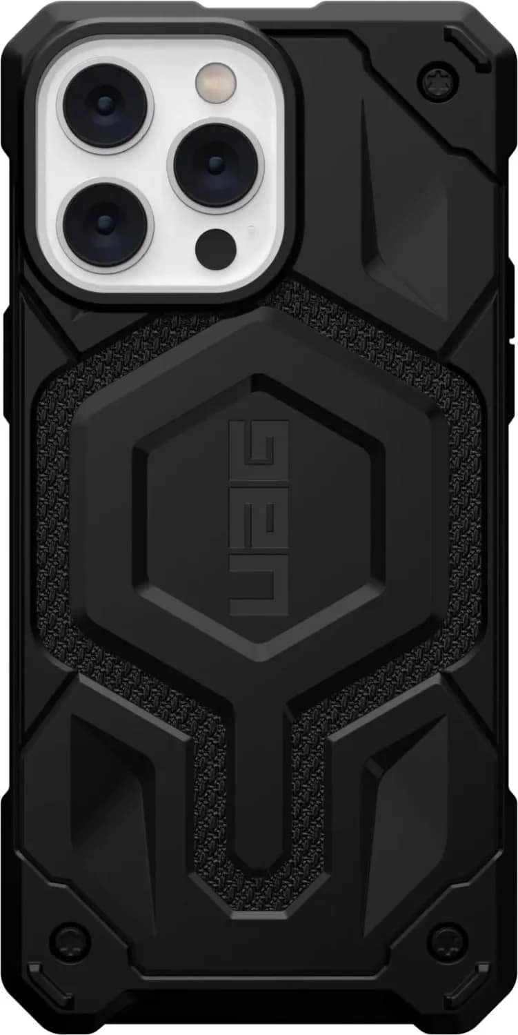 Чехол UAG Monarch Pro Kevlar For MagSafe для iPhone 14 Pro Kevlar, Black — фото 3