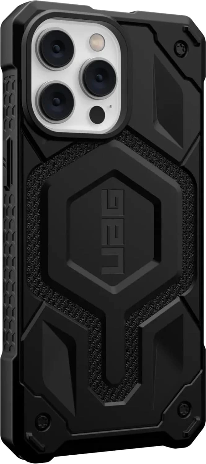 Чехол UAG Monarch Pro Kevlar For MagSafe для iPhone 14 Pro Kevlar, Black — фото 5