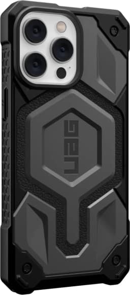Чехол UAG Monarch Pro For MagSafe Series для iPhone 14 Pro, Silver — фото 6