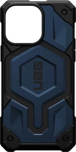 Чехол UAG Monarch Pro For MagSafe Series для iPhone 14 Pro Mallard, Black-Blue — фото 1