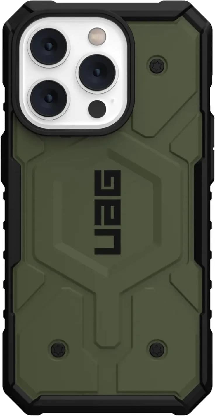 Чехол UAG Pathfinder For MagSafe для iPhone 14 Pro, Olive — фото 3