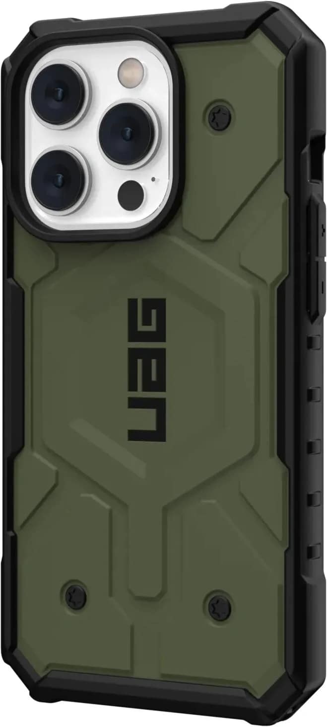 Чехол UAG Pathfinder For MagSafe для iPhone 14 Pro, Olive — фото 4