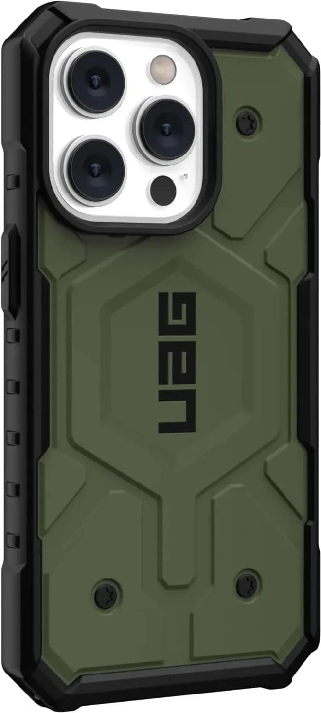 Чехол UAG Pathfinder For MagSafe для iPhone 14 Pro, Olive — фото 5