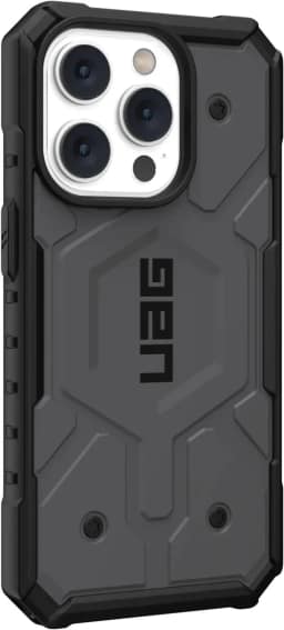 Чехол UAG Pathfinder For MagSafe для iPhone 14 Pro, Silver — фото 6
