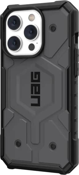 Чехол UAG Pathfinder For MagSafe для iPhone 14 Pro, Silver — фото 7