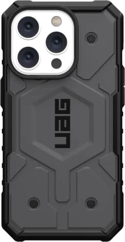 Чехол UAG Pathfinder For MagSafe для iPhone 14 Pro, Silver — фото 8
