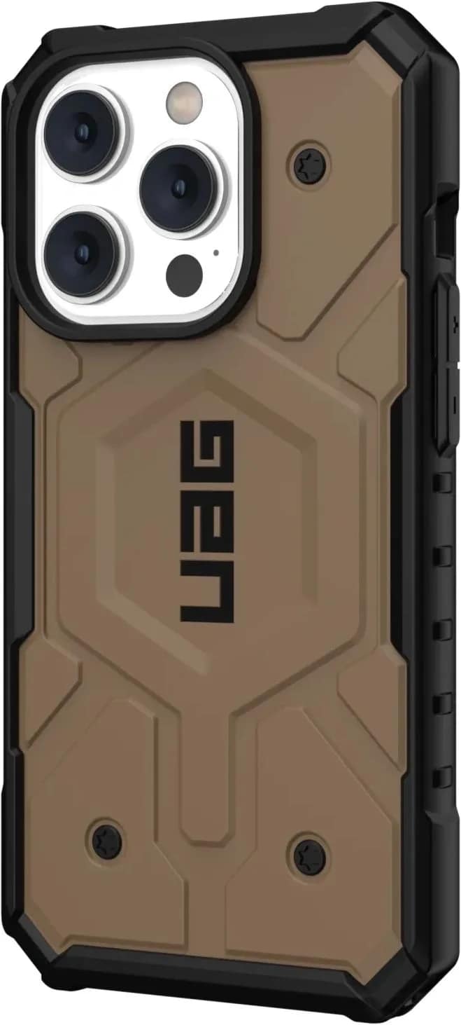 Чехол UAG Pathfinder For MagSafe для iPhone 14 Pro Dark Earth, Brown — фото 4