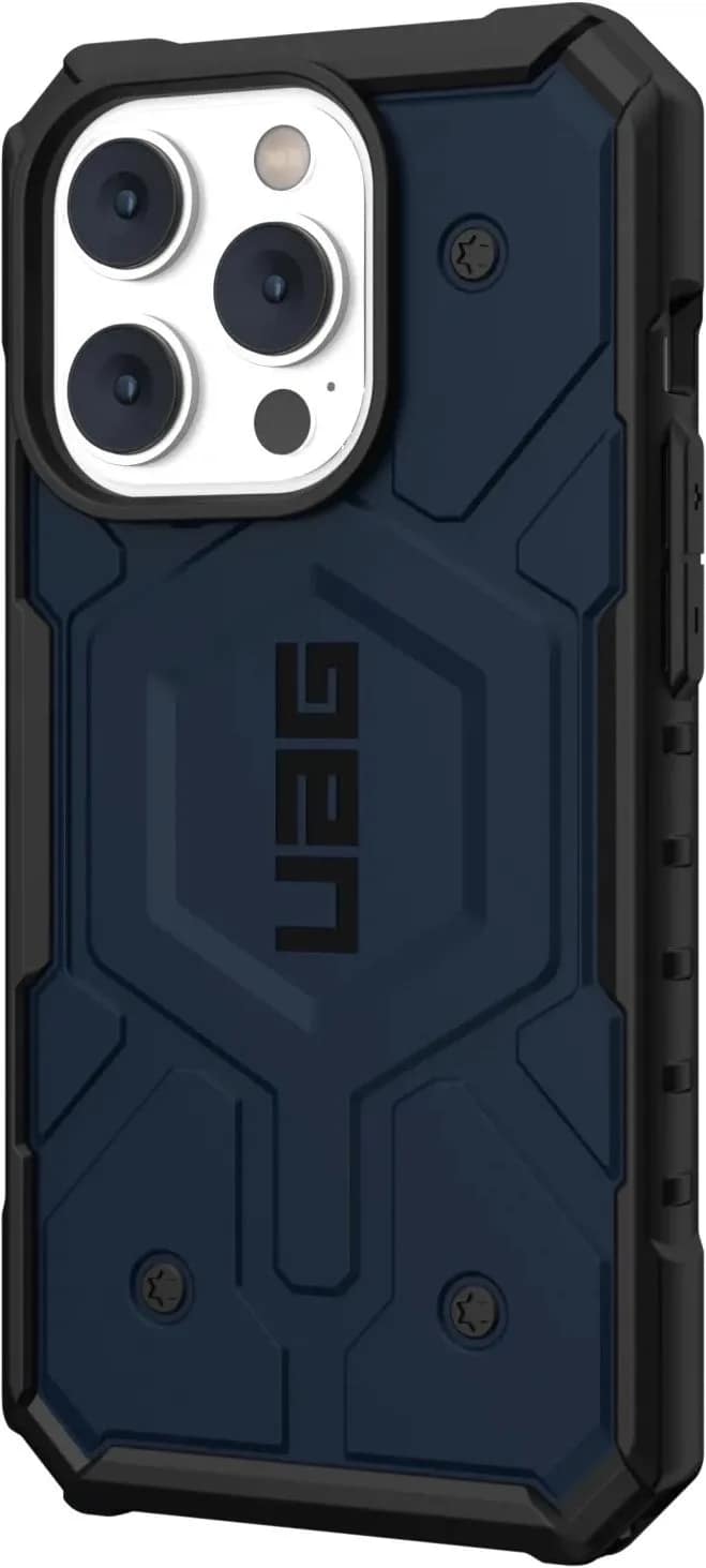 Чехол UAG Pathfinder For MagSafe для iPhone 14 Pro Mallard, Midnight Blue — фото 4
