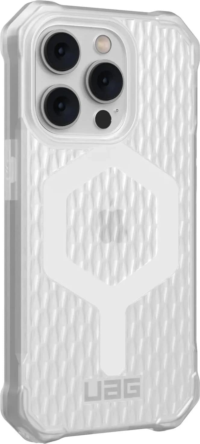 Чехол UAG Essential Armor For MagSafe для iPhone 14 Pro Frosted Ice, Прозрачный — фото 4