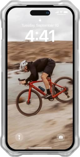 Чехол UAG Essential Armor For MagSafe для iPhone 14 Pro Frosted Ice, Прозрачный — фото 5